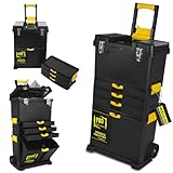 Werkzeugtrolley MK1 Modul Werkzeugkoffer Werkzeugkiste Werkzeugkasten Trolley mit Rollen (82 x 46 x 26cm)