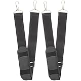 PACKOVE 2 Stück Rucksack-Geigenkoffer-Gurt, Gitarrengurt, Erhu-Instrument Verstellbarer Gurt, Geigentasche, Gitarrenkoffer Schultergurt, Gepolsterter Schultergurt