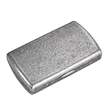 Genérico Zigarettenetui, Zigarettenetui aus Metall, Zigarettenetui für Zigaretten, elegantes Aussehen und besondere Qualitäten aus Metall, Vintage, tragbar, für Damen und Herren, Kapazität für 12