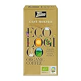 Tirma Bio gemahlene Mischung Kaffee 100% Arabica Reichhaltiger Geschmack und Aroma Reich an Antioxidantien für Cafetière French Press Filter Pour Over Tropfer Moka Pot Aeropress 250g