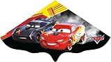 Günther Flugspiele 1182 - Einleiner-Drachen Disney Lightning McQueen, ca. 115 x 63 cm, Kinderdrachen aus robuster PE-Folie, für Kinder ab 4 Jahren, inkl. Griff und Drachenschnur