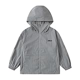 Winterjacke Mädchen 152 - Sonnenjacke für Mädchen LSF 50+ Leichter Kapuzenmantel für Outdoor Aktivitäten Freizeitkleidung Windjacke für Kinder