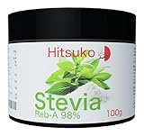 Ultra-konzentriertes Stevia-Pulver (100g) | 98% Reba-98 Pur | 470x süßer als Zucker