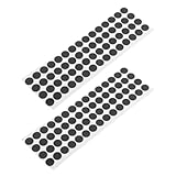 Ipetboom 2 Bögen Dünne Nano Klebepunkte 85mm Schwarz Präzise Touchscreen Aufkleber für Smartphones Controller Universell Kompatibel Rückstandslos Entfernbar