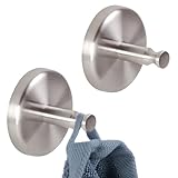 bremermann Bad-Serie PIAZZA - Handtuchhaken 2er-Sets (Edelstahl, matt)