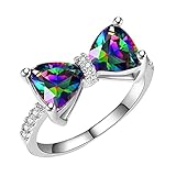 MUKUZI Schmetterlings-Ring-Persönlichkeits-Geschenk-Frauen-Mode-Ring-kreative Ringe Schmetterling Ringe Kreativ Ring Frauen Schmuck (A, 6)