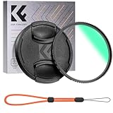 K&F Concept K-Serie UV Filter 58mm mit Objektivdeckel, Schutzfilter mit 18 Schichten Nanobeschichtungen