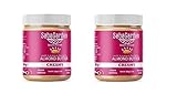 Mandelmus-Seba Garden – 1Kg reine natürliche cremige glatte kalifornische Mandeln Butteraufstrich, 100% Mandeln, Paleo, Keto-freundlich, ohne Zuckerzusatz