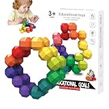 Puzzle Cube Toy, Stress Relief Cube, Multi-Faced Fidget, Colorful Brain Teasers, Kids Puzzle Cube, Fidget Toy Ball, Brain Practice Toy, Portable Travel Cube, Creative Puzzle Toy, Beginner Brain Teaser