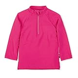 Sterntaler Baby - Mädchen Langarm-schwimmshirt Rash Guard Shirt, Magenta, 98-104