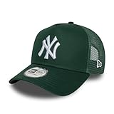 New Era New York Yankees MLB Tonal Mesh Olive A-Frame Adjustable Trucker Cap, dunkelgrün, Einheitsgröße