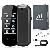 Umelee Sprachübersetzer, Übersetzer Gerät für 138 Sprachen, Sprach-/Foto-/Online-/Offline-Übersetzung, Tragbarer Translator für Reisen Business Lernen