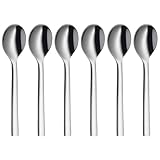 WMF Nuova Espressolöffel Set 6-teilig, Espressolöffel Cromargan Edelstahl poliert spülmaschinengeeignet, L 11 cm