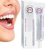 Haftcreme für Zahnersatz, Prothesenkleber Max Hold, Thermoplastischer Klebstoff für Zahnersatz, bequemer Klebstoff ohne Klebstoff | Zahnprothesenklebstoff, 20 g