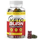 Keto Burn Fruchtgummis - für Frauen & Männer - mit natürlichen Inhaltsstoffen wie L-Arginin, Grüntee und Maca Pulver - 60 Fruchtgummis Inhalt pro Dose