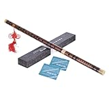 Bambusflöte, tragbar, chinesische Flöte, Holzflöte, Pfeife, Tradition, Musikinstrumente für Anfänger, Musikliebhaber, langlebig