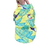 Hawaii Beach bedruckte Hundekleidung für kleine Hunde und Katzen, T-Shirt, Welpen, Haustierkleidung, Sportshirt, Sommer, Haustierkostüm, Mantel
