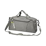 Sporttasche für trockene und nasse Getränke, wasserabweisend, für Herren und Damen, Nylon, Kuriertasche, große Trainings-Handtasche, Wochenende, für Fitness, Camping, Yoga, Urlaub, 40 x 20 x 15 cm