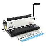 RAYSON Drahtbindemaschine, 34 Löcher, 120 Blatt Binden, Din A4, TD-1200