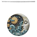 Hängende Dekoration, Retro, Acryl, hängende Ornamente, Nahöstlicher Mond, Festival-Zubehör für den Innen- und Außenbereich