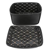 VNSMM Motorrad Box Motorradkoffer Passend für 28L 36L 45L 55L 65L 80L 100L Motorrad-Top-Box Gepäckkoffer Innenfutter Innenfutter Kissen PU-Leder(80L)