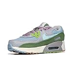 Nike Air Max 90 SE (Little Kid), Worn Blue/Copa/Wolf Grey/Treeline, 2 Little Kid