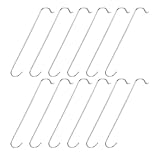 Generisch Fahrrad Kettengerät,12 Teile Edelstahl Ketten Haken - Kompaktes Wartungsset für Werkzeugtasche Fahrradfahren Berg Outdoor