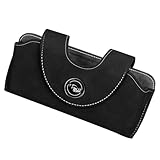 Auto-Visier-Sonnenbrillen-Etui, Brillen-Clip-Halter für Sonnenblende,Magnetverschluss-Halterung für Sonnenbrillen - Tragbarer Fahrzeug-Sonnenblenden-Brillenhalter für Autos, SUVs