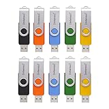 Intenso Basic Line USB-Sticks Multipack 10x 16GB, USB 2.0, inkl. Beschriftungsetiketten, bunt