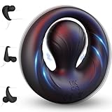 Penisring Vibrator Sex Spielzeug für die Männer Extrem - Silikon Cockringe mit 360° Verstellbarer Perlen Sexspielzeug für Männer Solo, Hodenringe mit 10 Vibrations Erotisches Sexspielzeug für Paare