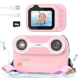Unterwasserkamera, Digitalkamera Wasserdicht 10ft 1080P Full HD 48MP 10X Digitaler Zoom wasserdichte Kamera Schnorcheln für Unterwasser-Selfie, Schwimmen