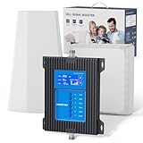 ORBOCOM Handy-Signalverstärker für Zu Hause, Mobilfunk-Signalverstärker für Alle Deutschen Netzbetreiber, Verstärkt 5G 4G 3G- and LTE-Signale, Bänder 1/3/7/8/20/28, Bereich Bis Zu 400 Quadratmeter