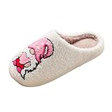 GFPGNDFHG Sale Damen Warehouse Deals Angebote Damen Herren Winter Plüsch Warm Gefüttert Hausschuhe Bequem Plüsch Memory Foam rutschfeste Filzpantoffeln House Slippers Hausschuhe Herren Lustig