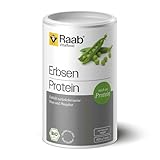 Raab Vitalfood Erbsen Protein Pulver Bio (400 g), 80% pflanzliches Protein, vegane Proteinquelle, reich an Eisen, enthält natürlicherweise Phosphor und alle acht essentiellen Aminosäuren