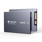 Yottamaster S25PRO 1TB SATA SSD 2,5 Zoll, Aluminium 2,5 Zoll SSD SATA III 6 Gb/s Interne Solid State Drive bis zu 500 MB/s, Upgrade-Laptop und PC-Desktop-SSD für IT-Profis, Bürobenutzer, Kreative
