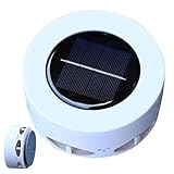 shpuuyy Solarleuchten für den Außenbereich, wasserdicht, solarbetriebene Wegelampe, wasserdichte Gartenleuchte, dekorativer Außenstrahler, automatisches Ein-/Ausschalten, Rasendekoration für Nacht und