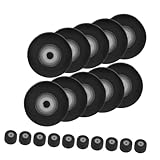MOTHNUR 20 Stück Teiliges Gummi Andruckrolle für Kassettenbandgeräte Verschleißfestes Pinch Roller Ersatzteil mit Präzisen Maßen für Stabile Zuverlässige Audiokassettenspieler Reparatur