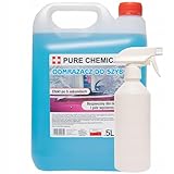 Pure Chemical Scheibenenteiser Spray Auto 5L – Eisfrei Spray für Autoscheiben – Anti EIS & Frost Spray mit Sprühkopf – Schnellwirkender Enteiser für klare Sicht