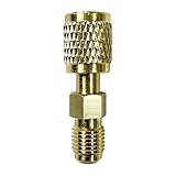 HVAC -Kältemittel -Tankadapter | Eine C Vakuumpumpe | H Vac Schlauchanschluss Petr | 1/4 'Wechselstromsystem Reverse -Gewindeanpassung | Präzise Ladeanschlüsse Für Kanallose Mini -Split -Einheiten Und