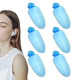 Ohrstöpsel zum Schlafen, Schaumstoff-Ohrstöpsel zum Schlafen, Geräuschunterdrückung, Karottenform, wiederverwendbar, Gehörschutz, Schallblockierung, wasserdichte Ohrstöpsel zum Schwimmen, für Damen
