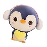ibasenice Pinguin-Plüschpuppe Pinguin Kuscheltier Pinguin Stitch+Kuscheltier süßer Pinguin plushdoll Kinderpuppenspielzeug Plüsch-Pinguin- Plüsch und pp Baumwolle Blue