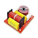 Berichw Lautsprecher 2 Wege Audiokarte Splitter Hochtöner Bass 2 Einheiten Kreuzfilter 120 W HiFi Bibliothek Lautsprecher Splitter DIY