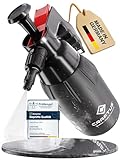 CRAFTUS® Drucksprüher 1L für gleichmäßige Verteilung von Flüssigkeit I Pumpsprühflasche für KFZ, Haus, Garten, Reinigungsmittel UVM. I Pumpflasche mit Überdruckventil & Verstellbarer Düse