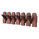 BUGUUYO Klavierschlüssel Kleiderbügel Kleiderbügel Montierte Garderobe Moderne Wandgarderobe Robuster Haken Wandhaken Für Rucksäcke Aufhängehaken Wohnzimmer Eingang Kaffee Holz