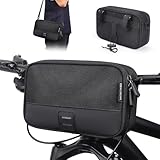 GXCROR Lenkertasche Fahrrad, 2.4L Fahrradtasche Lenker für Rennrad Mountainbike E-Bike Radfahren Reisen