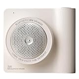 Tragbarer Lautsprecher im Retro-Kamera-Stil, 7,7 x 8,5 x 3,2 cm mit Subwoofer-Funktionen, Steuerung mobiler Geräte für immersives Musikerlebnis (weiß)