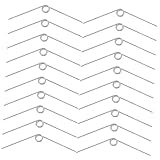 TOYZFRIENDY 20 Stück Förmige Ersatzfedern für Gartenscheren aus Langlebigem Edelstahl Robuste Federn für Astscheren und Strauchscheren Widerstandsfähig Installieren Geeignet für Kleine