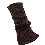 Socken Pack Mädchen Wärmer Beinmanschetten Stiefel CO Knit Strümpfe Socken Mädchen Socken Packs, coffee, One size