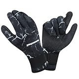 3mm Neopren Handschuhe, Wärmende Tauchhandschuhe, Neoprenanzug Handschuhe für Herren Damen, Anti-Rutsch-Neopren Handschuhe für zum Tauchen, Surfen, Kajakfahren, Schnorcheln, Segeln, Bootfahren