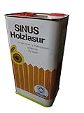 Burtex Sinus Holzlasur 5 Liter Farbe Ebenholz